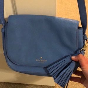 Blue Kate Spade Crossbody Satchel!